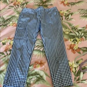 Amanda $ Chelsea gingham slacks, ankle length